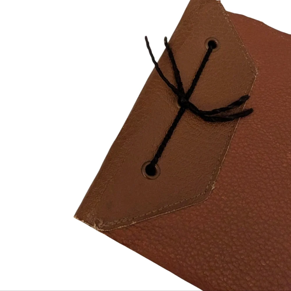 VINTAGE Photo Album Leather Book Snapshot Memory Keeper